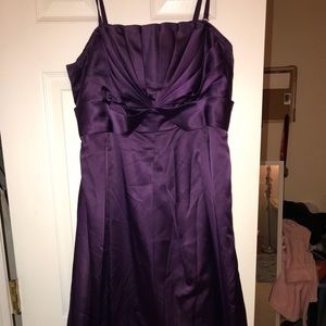 Plum short dress